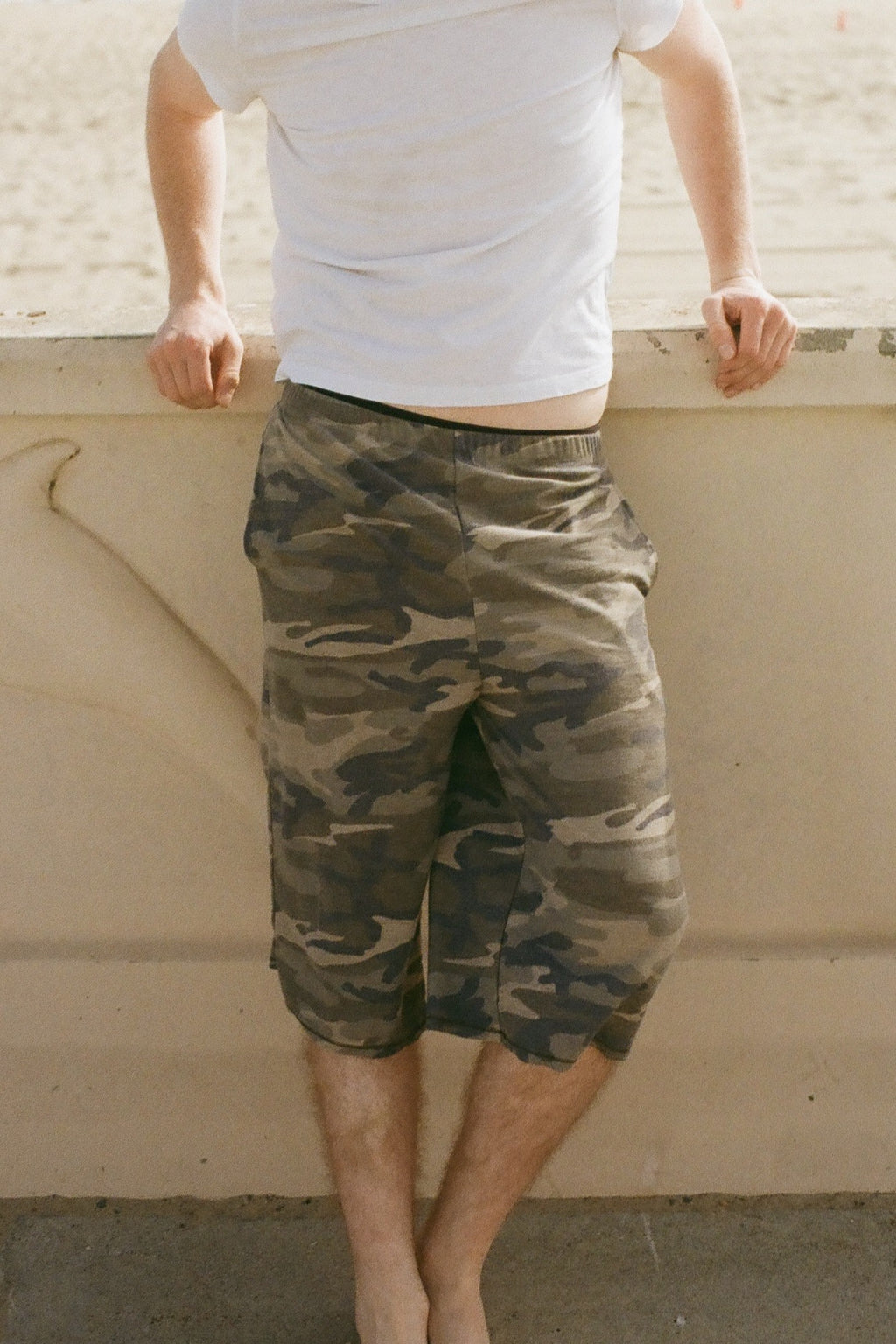 THE PARKER SWEAT SHORT — CAMO