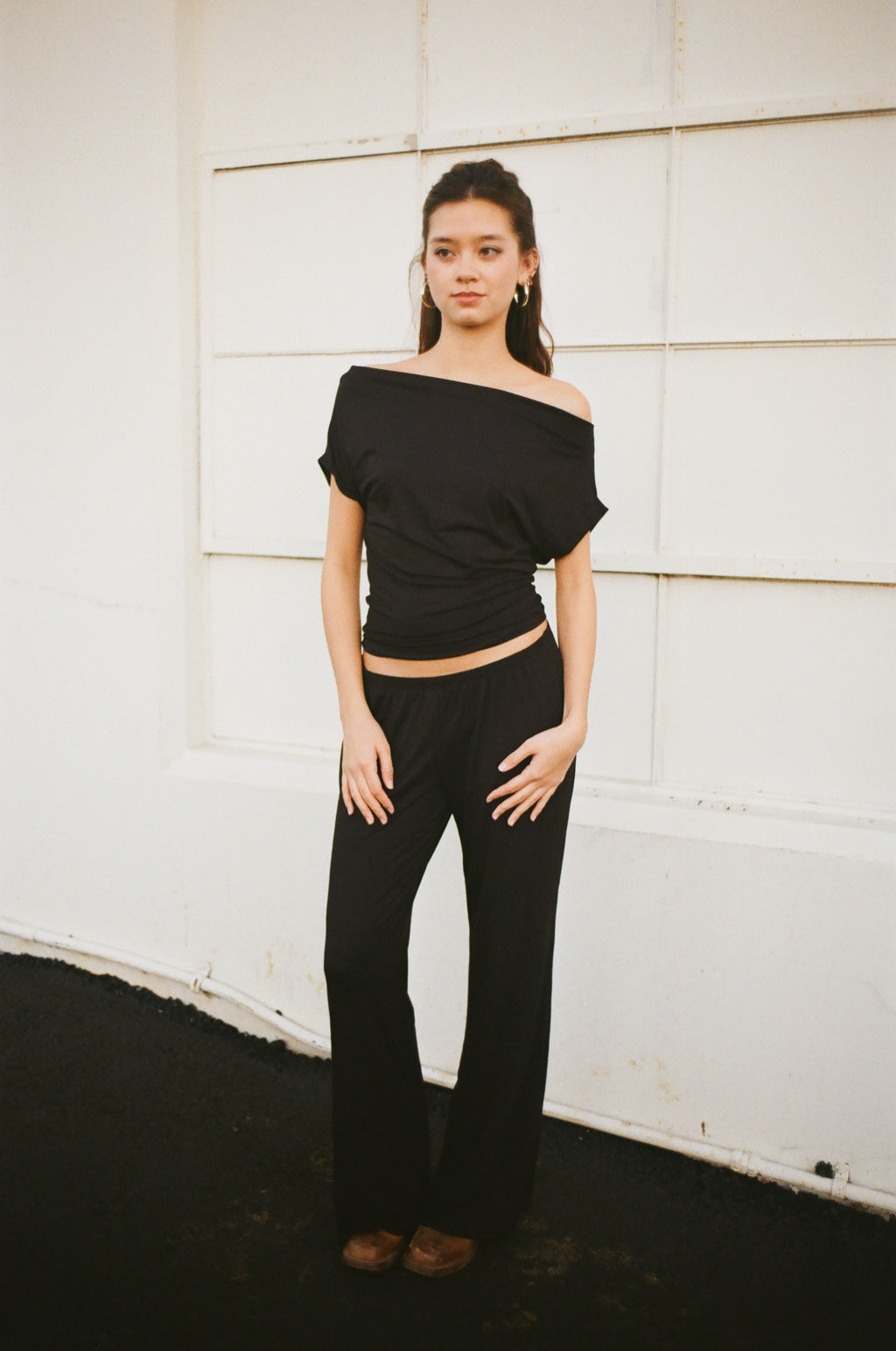 THE GEORGIE PANT — BLACK