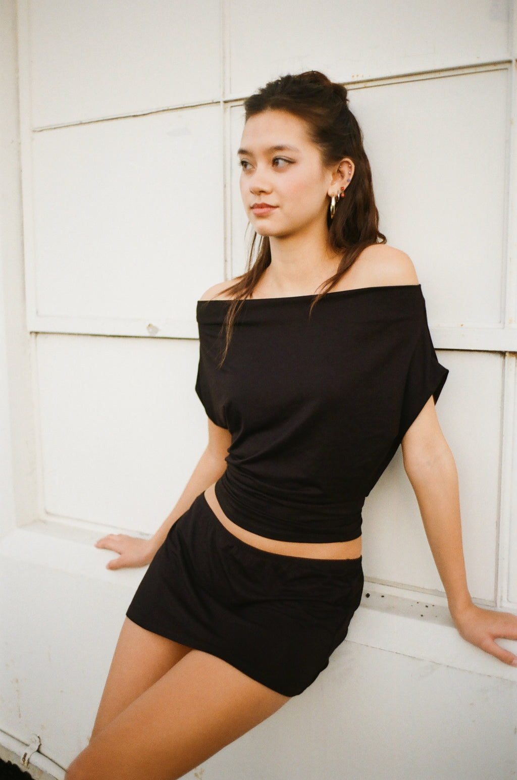 THE GRACIE SKIRT — BLACK