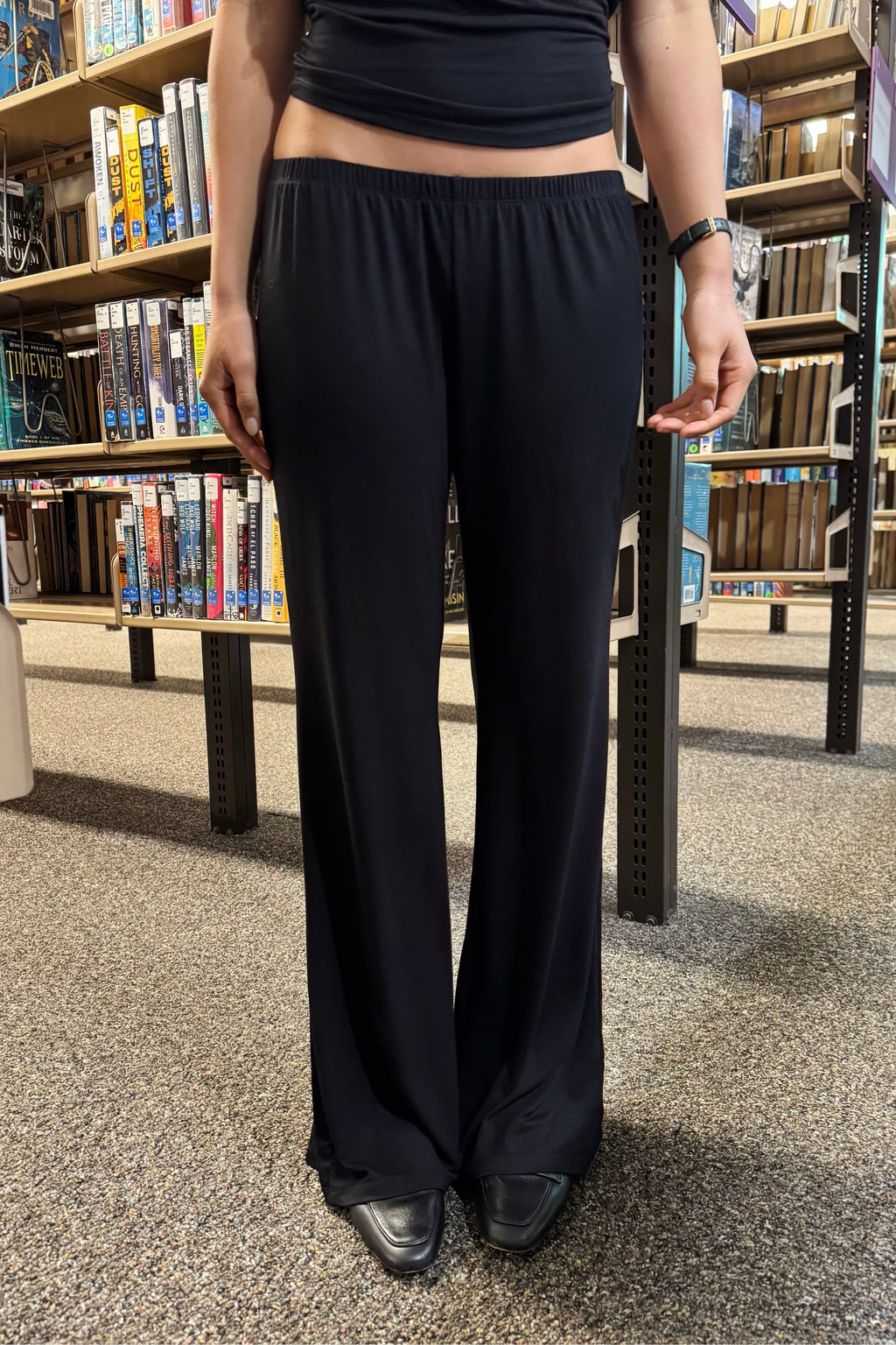 THE GEORGIE PANT — BLACK